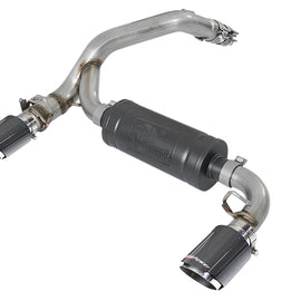 aFe Takeda 3in 304 SS Axle-Back Exhaust System w/ Carbon Fiber Tips 16-18 Ford Focus RS I4-2.3L (t) 49-33104-C