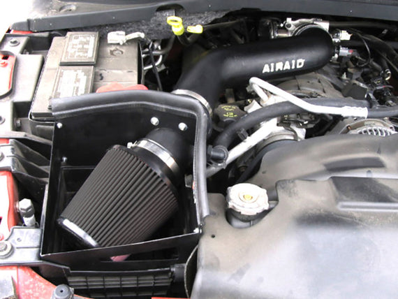 Airaid 04-08 Dodge Durango / 07-08 Aspen 5.7L Hemi CAD Intake System w/ Tube (Dry / Black Media) 302-156