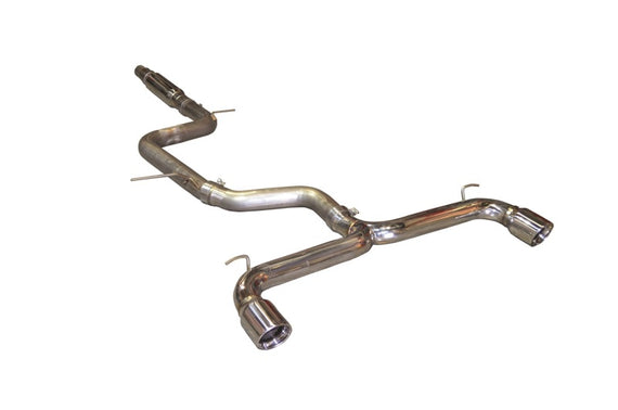 Injen for 15-17 Volkswagen GTI 3in Cat-Back Stainless Steel Exhaust w/ Dual Poli SES3078