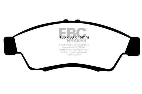 EBC 06-07 Suzuki Aerio 2.3 Greenstuff Front Brake Pads DP21390