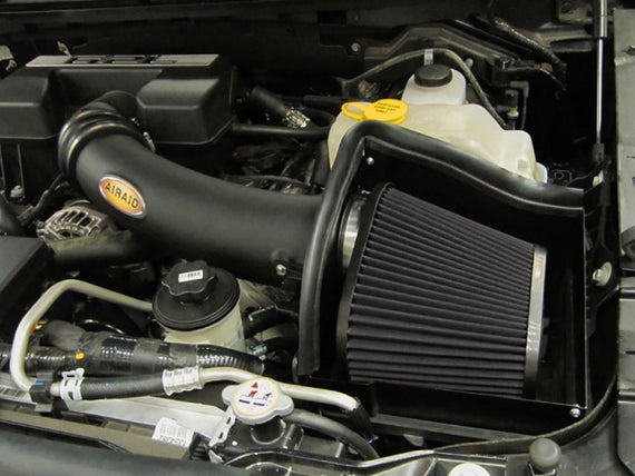 Airaid 10-14 Ford SVT Raptor / 11-13 F-150 6.2L CAD Intake System w/ Tube (Dry / Black Media) 402-272