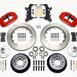 Wilwood Narrow Superlite 6R Front Hub Kit 14.00in Red 60-68 Ford / Mercury Full Size / Galaxie 140-13655-R