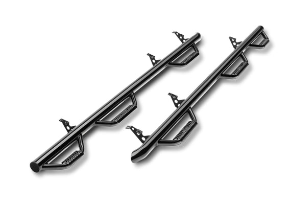 N-Fab Nerf Step 15-17 Ford F-150 SuperCab 8ft Bed - Gloss Black - Bed Access - 3in F15114QC-6