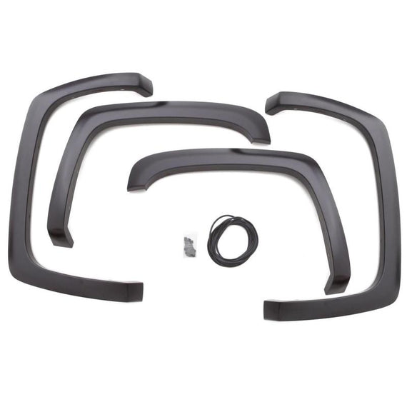 Lund 16-17 Chevy Silverado 1500 SX-Sport Style Smooth Elite Series Fender Flares - Black (4 Pc.) SX111-2S