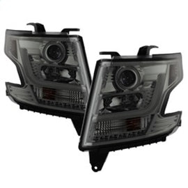 Spyder Chevy Tahoe / Suburban 2015 -2016 Projector Headlights - DRL LED - Smoke PRO-YD-CTA15-DRL-SM 5082558