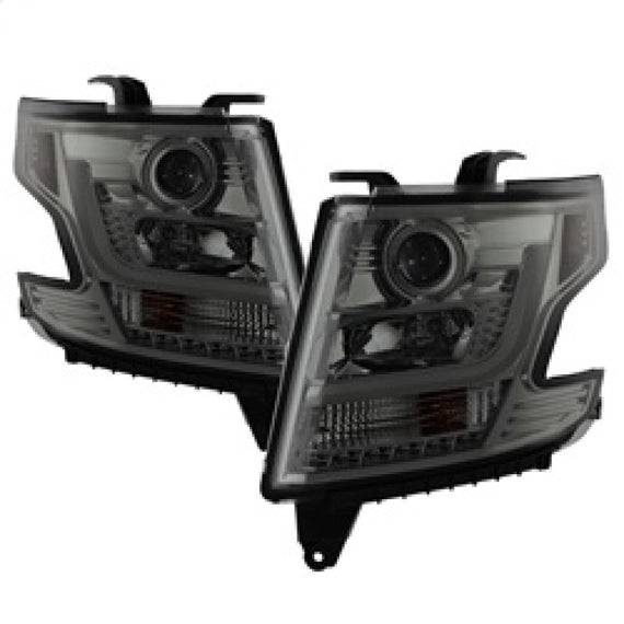 Spyder Chevy Tahoe / Suburban 2015 -2016 Projector Headlights - DRL LED - Smoke PRO-YD-CTA15-DRL-SM 5082558