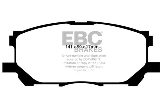 EBC 04-07 Lexus RX330 3.3 Ultimax2 Front Brake Pads UD1005
