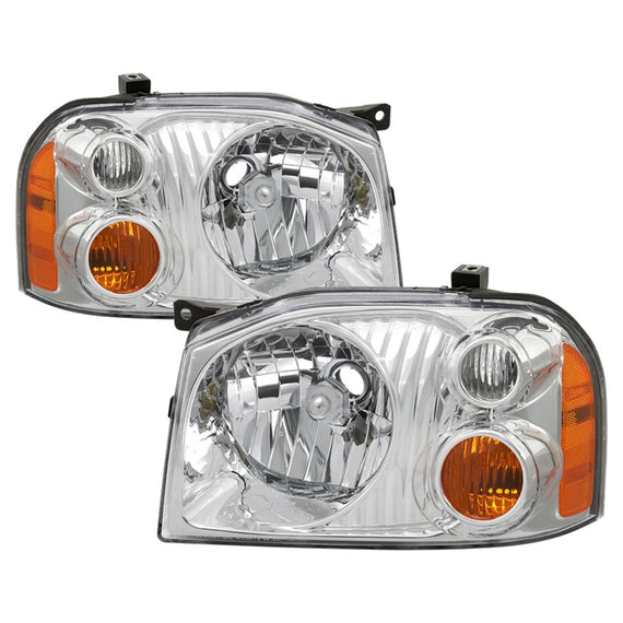 xTune 01-04 Nissan Frontier OEM Headlights - Chrome (HD-JH-NF01-AM-C) 9042775