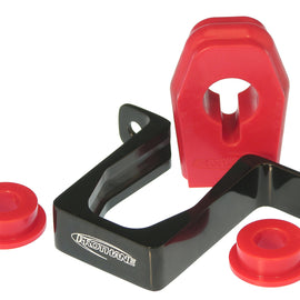 Prothane Ford Mustang Shifter Bushings w/ Billet Bracket - Red 6-1613