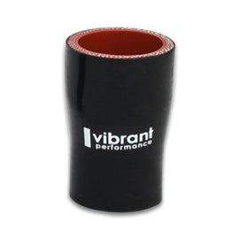 Vibrant 4 Ply Reducer Coupling 1in x 1.25in x 3in Long (BLACK) 2920