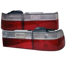 Spyder Honda Accord 90-91 4Dr Euro Style Tail Lights- Red Clear ALT-YD-HA90-RC 5004062