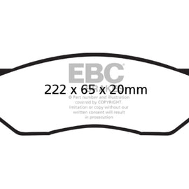 EBC 02-05 Ford Econoline E550 Greenstuff Front Brake Pads DP61653