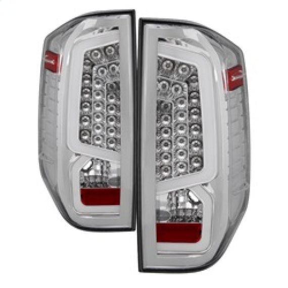 xTune 14-16 Toyota Tundra Light Bar LED Tail Lights - Chrome (ALT-JH-TTU14-LED-C) 9040467