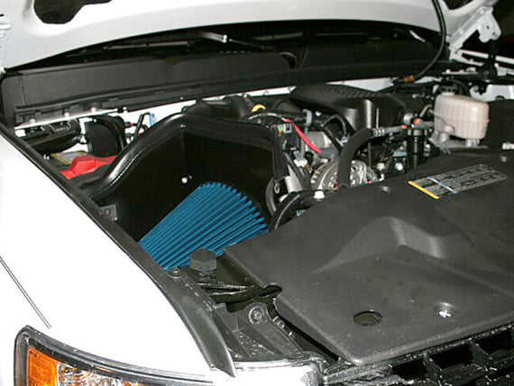 Airaid 07-10 Chevrolet/GMC Duamax LMM 6.6L DSL MXP Intake System w/ Tube (Dry / Blue Media) 203-215