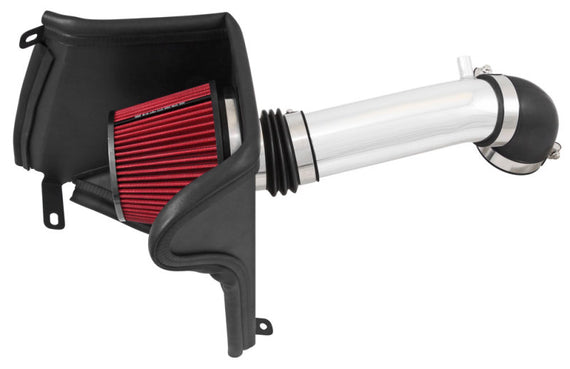 Spectre 91-01 Jeep Cherokee L6-4.0L F/I Air Intake Kit - Polished w/Red Filter 9051