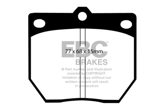 EBC Brakes Yellowstuff Performance Brake Pads DP4273R