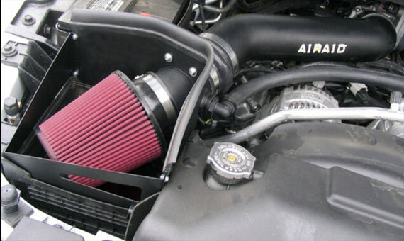 Airaid 04-08 Dodge Durango / 07-08 Aspen 5.7L Hemi CAD Intake System w/ Tube (Oiled / Red Media) 300-156