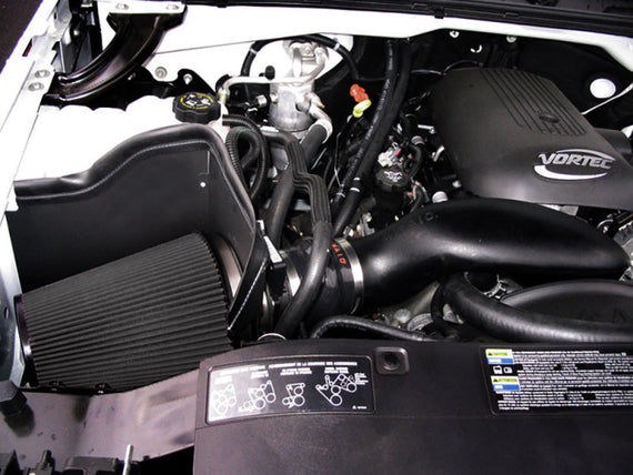 Airaid 2006 Chevy 4.8/5.3/6.0 (w/ Elec Fan/High Hood) CAD Intake System w/ Tube (Dry / Black Media) 202-186