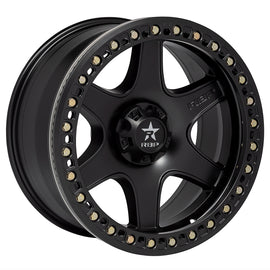 RBP 50R Cobra 17x9.0 6x135 BP / 4.5 BS -12mm Offset 87mm CB (Hub Centric) Black w/Black Ring Wheel 50R-1790-63-12FB