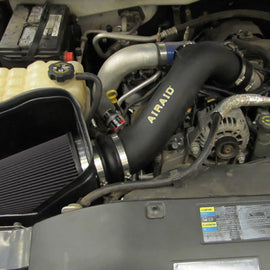 Airaid 01-04 GM 2500/3500 Pickup / 6.6L DSL MXP Intake System w/ Tube (Dry / Black Media) 202-266