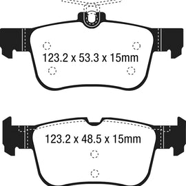 EBC 15+ Ford Edge 2.0 Turbo FWD Redstuff Rear Brake Pads DP33047C