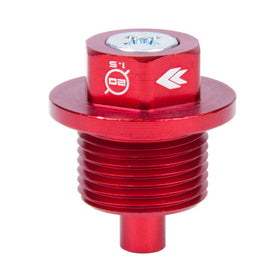 NRG Magnetic Oil Drain Plug M20X1.5 Subaru - Red NOP-300RD