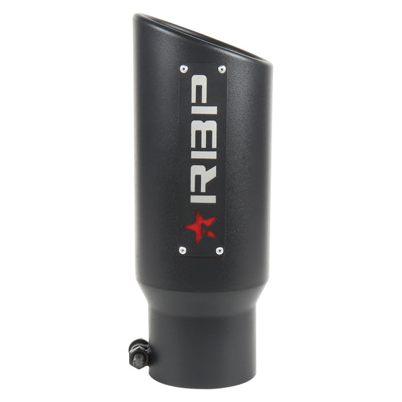 RBP RX-7 High Heat Textured Exhaust Tip Inlet 3.5in. / Outlet 4.5in. / Length 12in. - Black RBP-35455-7