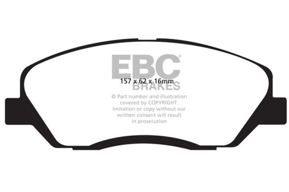 Ud1202 Ebc Brakes Ud1202 Ultimax  Brake Pads Fits 06 14 Entourage Santa Fe UD1202