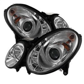 Spyder Mercedes Benz E-Class 07-09 Projector Headlights Halogen - DRL Chrm PRO-YD-MBW21107-DRL-C 5029355