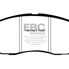EBC 07-09 Chevrolet Equinox 3.4 Yellowstuff Front Brake Pads DP41975R