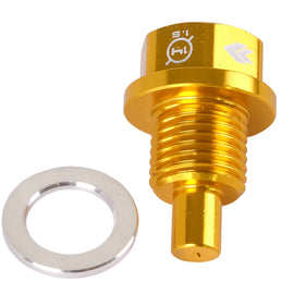 NRG Magnetic Oil Drain Plug M14X1.5 Acura/Honda/Mazda/Mitsubishi - Gold NOP-100GD