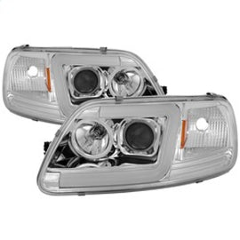 Spyder 97-03 Ford F-150 (After 6/1997) V2 Proj Headlights DRL LED - Chrm (PRO-YD-FF15097V2-LB-C) 5084644