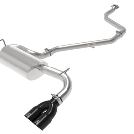 aFe POWER Takeda 2in to 2-1 304 SS Cat-Back Exhaust w/ Black Tips 11-17 Lexus CT200h 1.8L 49-36047-B