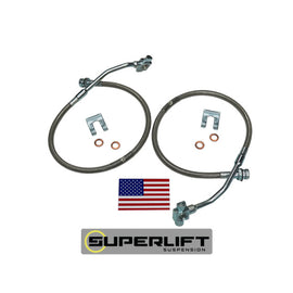 Superlift 79-86 GM Pickup/Blazer/Suburban w/ 4-6in Lift Kit (Pair) Bullet Proof Brake Hoses 91350