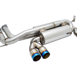 Megan Axle Back Exhaust for BMW M3 E46 With Blue Roll Tips MR-ABE-BE46M30E-VO