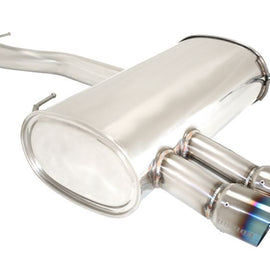 Megan Axle Back Exhaust for 07-11 BMW E90/E92 2Dr 328i only Single w/Burn Ti-Tip MR-ABE-BE9092-BT
