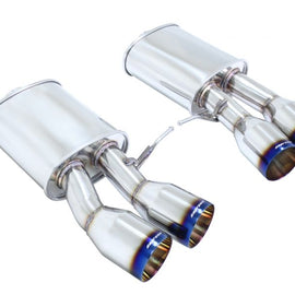 Megan Supremo Axle Back Exhaust for BMW M6 Coupe 13+/Gran 14+ SS Burnt Tips MR-ABE-BF13M6-VO