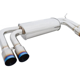 Megan Axle Back Exhaust for 2010-13 BMW E70 X5M/10-14 X6M w/Burnt Ti Tips-M ONLY MR-ABE-BX5M-BT