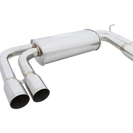 Megan Axle Back Exhaust for 2010-13 BMW E70 X5M/10-14 X6M w/ SS Tips M-Only MR-ABE-BX5M-SS