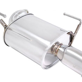 Megan Axle Back Exhaust for Legacy 2.5i Only 10-14 Single Muffler/Stainless Tip MR-ABE-SLG1025-SS
