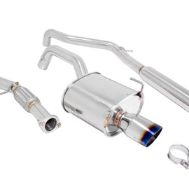 Megan Racing OE-RS Catback Exhaust System for Fiat 500 2012+  Burnt Rolled Tip MR-CBS-F511-VO