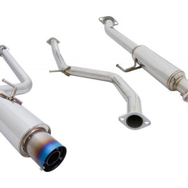 Megan Racing Drift Spec Catback Exhaust System for Scion TC 11-16 w/ Blue Tips LW-CBS-STC11-DS-BT