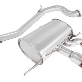 Megan Racing Catback Exhaust for VW Golf R MK6 Only 12-13 Turbo Burnt Rolled Tip MR-CBS-VWGR12-VO