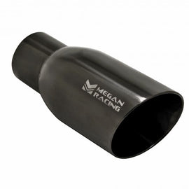 Megan Racing universal 3.5" Black Chrome Tip, 2.5" piping (Tip only) MR-UT-BC01