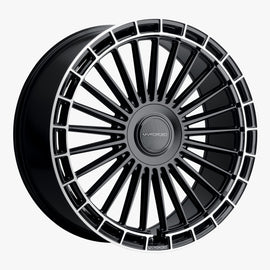 ESR 24.0X10.0 MVF40 Custom Pcd Gloss Black Diamond Ring Wheel/Rim 4105BBCC MVF40DRGB-P1
