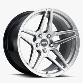 ESR 18X10.5 5X120 (CUSTOM DRILL) +22 72.56 BRUSHED HYPER SILVER RF15 80551422 80551422 RF15BHS 5X120