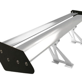 MEGAN RACING GT STYLE ALUMINUM SPOILER Black/Silver MR-AS-GT56 Universal MR-AS-GT56