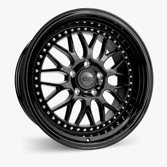 ESR 17X8.5 5X114.3 +30 72.56 GLOSS BLACK SR01 78551430 SR01GBLK Wheel/Rim 78551430 SR01GBLK