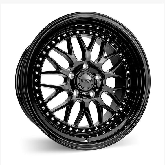 ESR 18X9.5 5X100 +35 72.56 GLOSS BLACK SR01 89550035 SR01GBLK Wheel/Rim 89550035 SR01GBLK