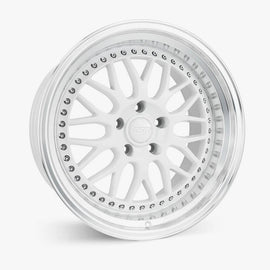 ESR 18X9.5 5X114.3 (Custom Drill) +35 66.6 GLOSS WHITE MACHINE LIP SR01 89551235 89551235 SR01WHT-ML 5X114